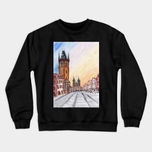 Sunset Prague Crewneck Sweatshirt